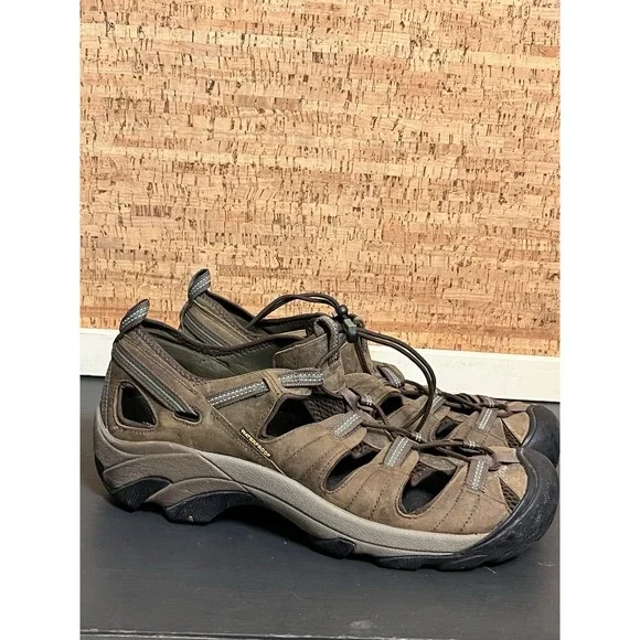 KEEN Men's Size 13 Arroyo II Hiking Shoe ‎ Waterproof Brown Brown